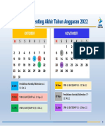 Kalender Akhir Tahun 2022