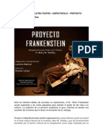 Reseña Proyecto Frankestein