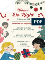Poster Sekolah Minggu Wanna Do Right