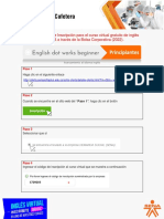 English Dot Works -Beginner-2022 (Manual de Inscripción)