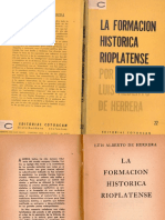 Luis Albero Herrera - La Formacion Historica Rioplatense