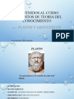 Elementos de Teoría del Conocimiento: Platón y Aristóteles