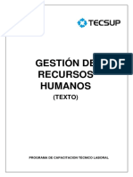 Curso - Tecsup Gestion de Recursos Humanos