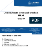 Unit 07 Contemporary Issues and Trends in HRM