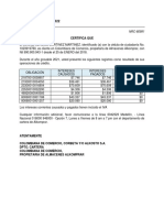 15 de DICIEMBRE Del 2022: Certifica Que