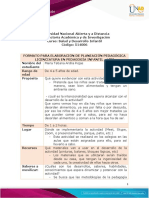 Formato de Planeación Pedagógica