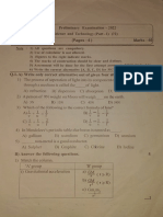 Science Question Paper