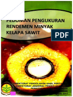 Pedoman Pengukuran Rendemen Minyak Kelapa Sawit