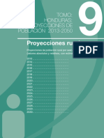 Proyecciones Rurales: Tomo: Honduras: Proyecciones de POBLACIÓN 2013-2050
