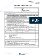 S-0508-CSC Contractor Safety Checklist