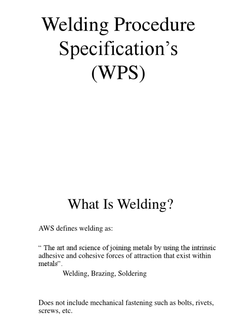 Comprehensive Welding Procedure Guide | PDF | Construction | Welding
