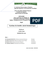 Systeme de Double Calcul Dosimetrique