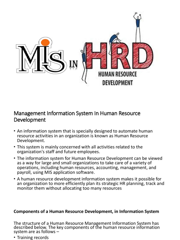 HRMIS in Human Resource Development | PDF | Human Resource Management ...