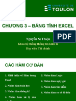 Chuong 3 Bảng tính MS Excel Bai 2