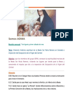 Itinerario Histórico Espiritual de La Beata SMR