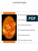Sun PowerPoint Template: Facts About Our Star
