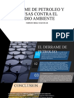 Derrame de Petroleo y Causas Contra El Medio Ambiente Fabrizio Sibille Segovia