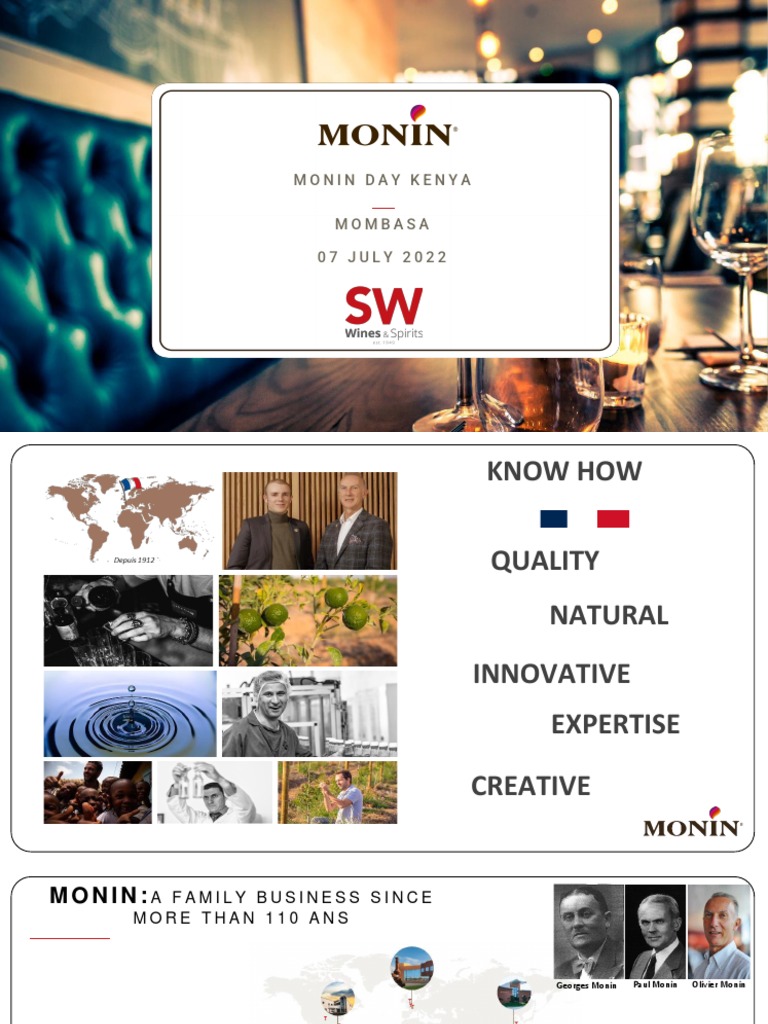 Presentation Kenya Mombasa July 22 Barista Training PDF Caramel