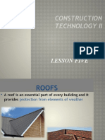 Construction Technology II Lesson 5