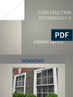 Construction Tech II Lesson 7: Types of Windows for Building Illumination