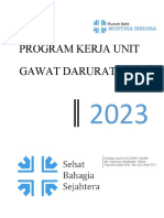 Program Kerja Unit Gawat Darurat 22