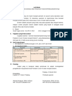 B. Dasar: Laporan Seminar/Webinar/Lokakarya Atau Simposium Nasional Bidang Epidemiologi I. Pendahuluan