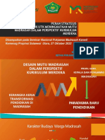 Peran Strategis Pendidik Dan Tendik Untuk Meningkatkan Mutu Madrasah Dalam Perspektif Kurikulum Merdeka