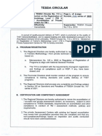 TESDA Circular No. 066-2022