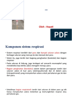 Pertemuan 9-10. Histologi Sistem Respirasi