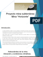 Proyecto Mina Subterránea