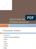ASEAN's External Relations with Major Partners