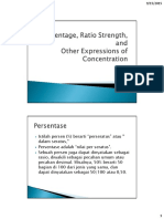 Percentage, Ratio Strength, and