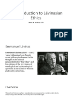 BC 102 Module 04B An Introduction To Lévinasian Ethics