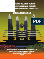 2013 Buku Makna Sifat Melawan Hukum Dalam Perkara Pidana Korupsi