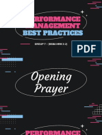 ONLINE PRESENTATION Performance Management Best Practices