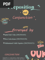 Conjunction and Preposition - Team I