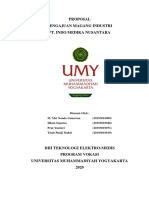 Proposal Permohonan Magang Industri PT. Indo Medika Nusantara