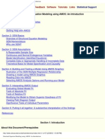 Answers Consulting Feedback Software Tutorials Links: Structural Equation Modeling Using AMOS: An Introduction