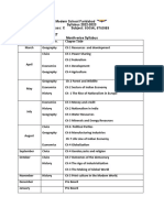 New Revised SST Class Syllabus 2022-23