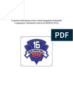 Proposal Basketball Competition Teknokrat Festival