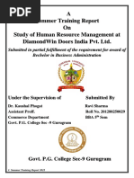 Dabur Internship Report Pdf Sales Retail