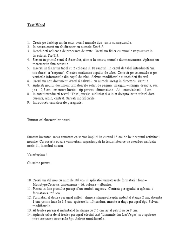Simulari ECDL | PDF