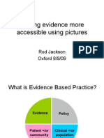 Making Evidence More Accessible Using Pictures Rod Jackson 2009