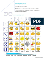 Personality Dice Game
