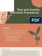 Fear & Anxiety Reduction Procedures