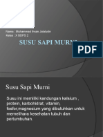 Susu Sapi Murni