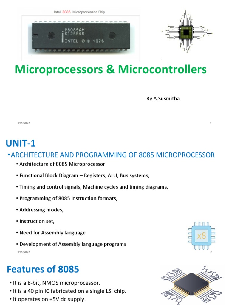 Unit1 Architecture | PDF | Central Processing Unit | Input/Output