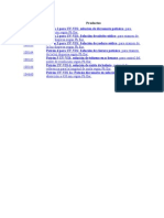 Patrones para UV de Merck