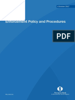 Enforcement Policy and Procedures: 4 October 2017