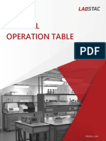 Manual Operation Table Catalog Labstac